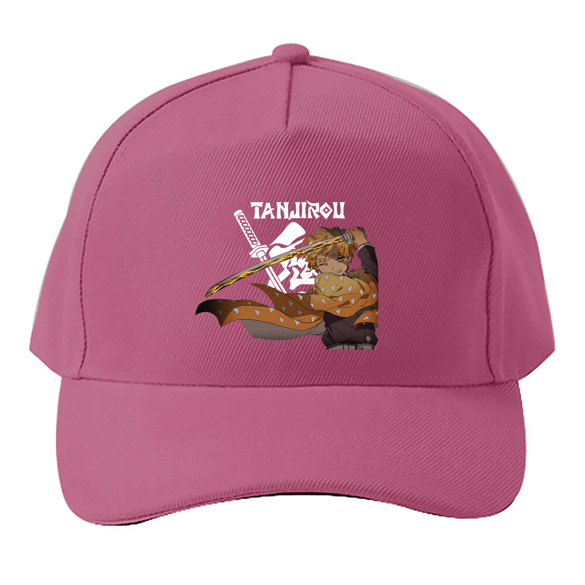 （画像用） 鬼滅の刃（きめつのやいば）我妻 善逸／あがつま ぜんいつ Agatsuma Zenitsu ベースボールキャップ 綿100％ 男女兼用 帽子 スポーツ